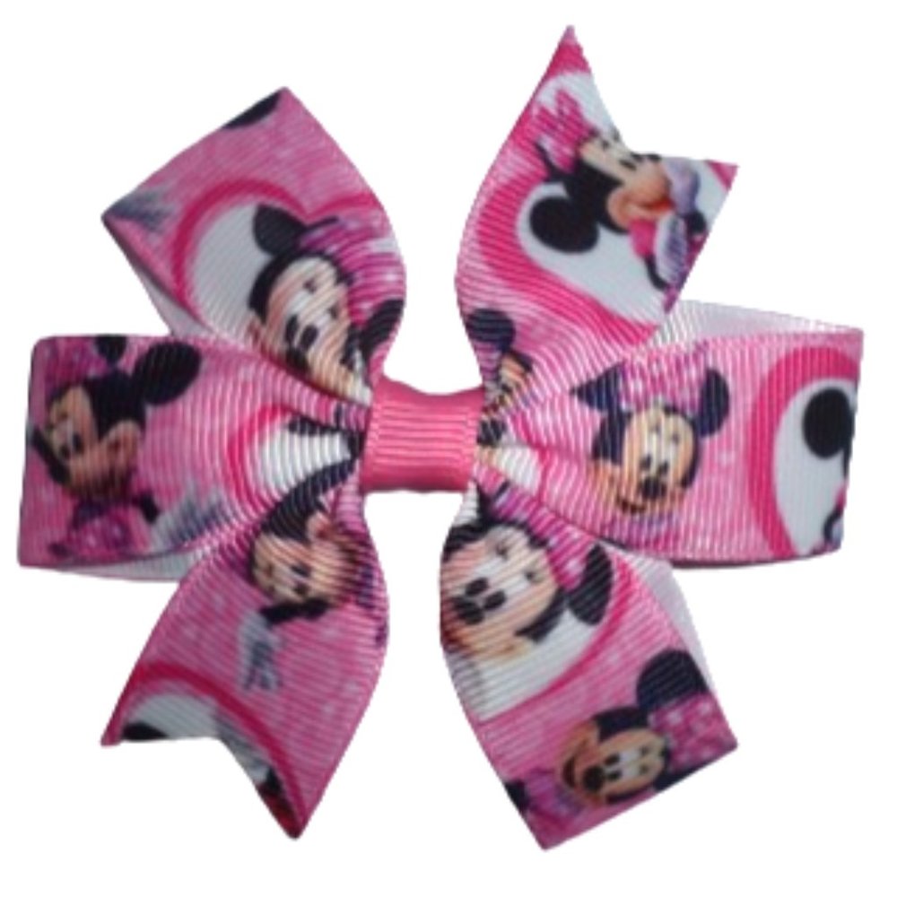 Minnie Mouse Girls Hair Bow Clip 3 Inches